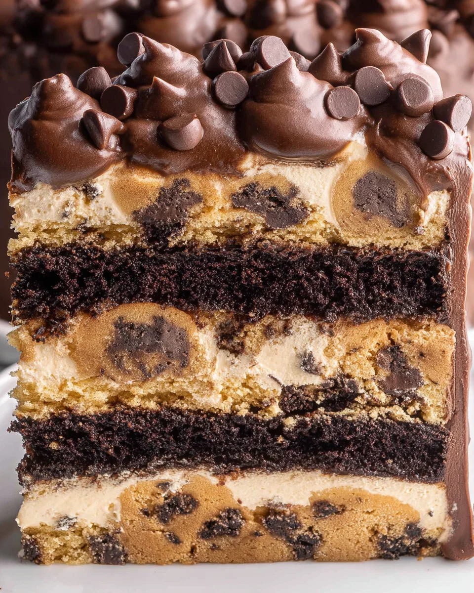 Cookie Dough Cake Cookie