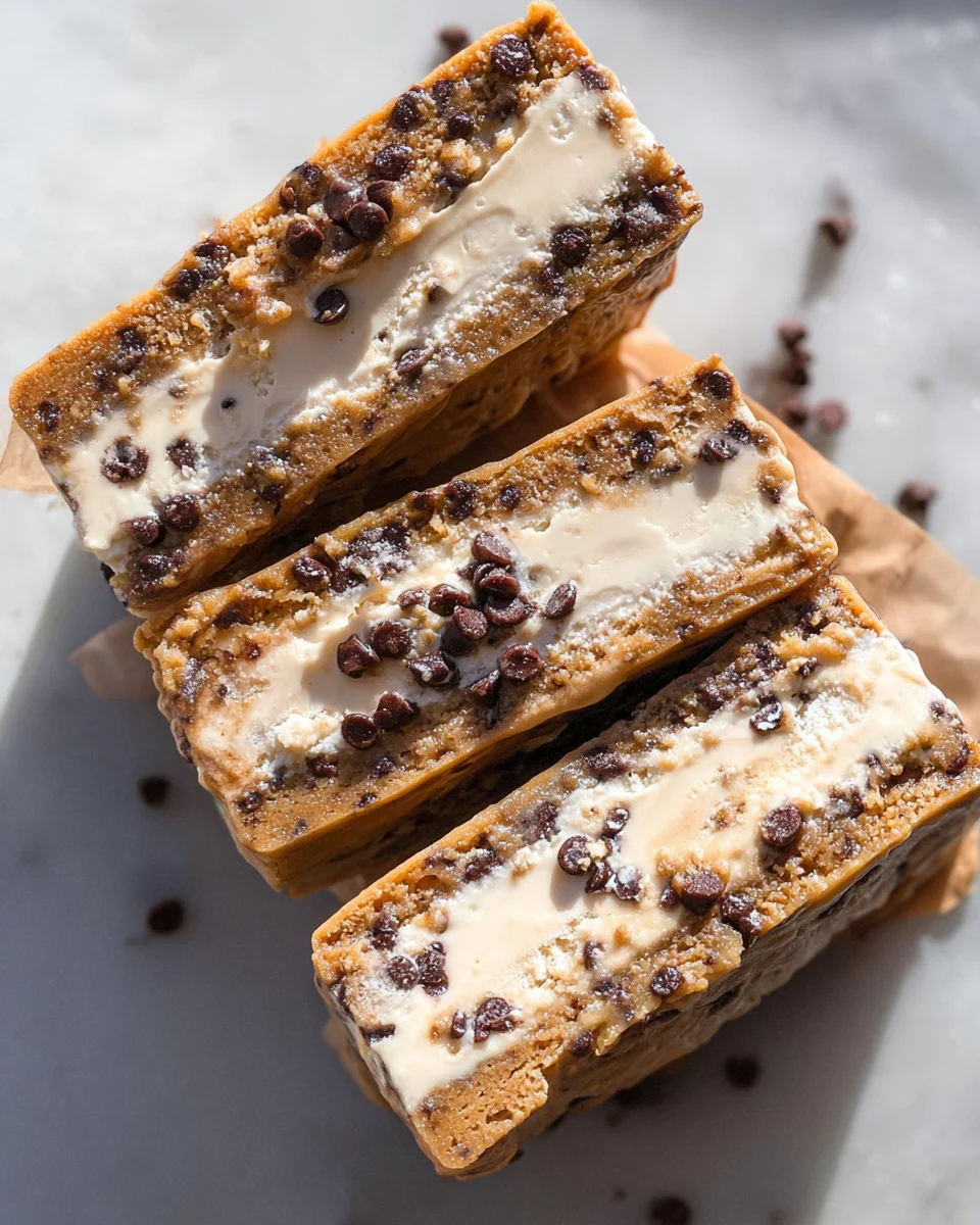 Cookie Dough Vegan Ice Cream Sandwiches (Easy + No-Bake!)