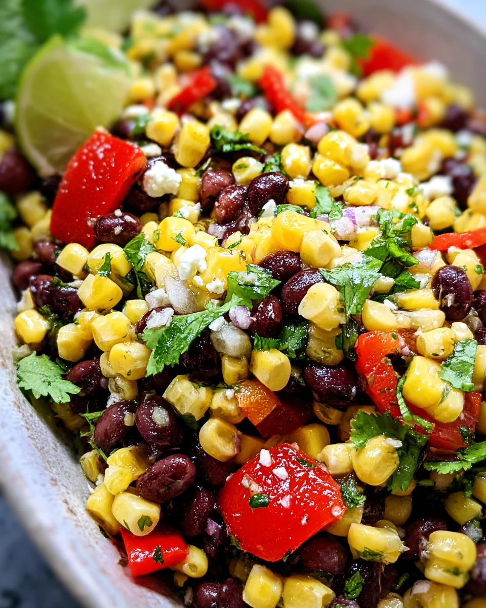 Corn and Black Bean Salad 18 Corn