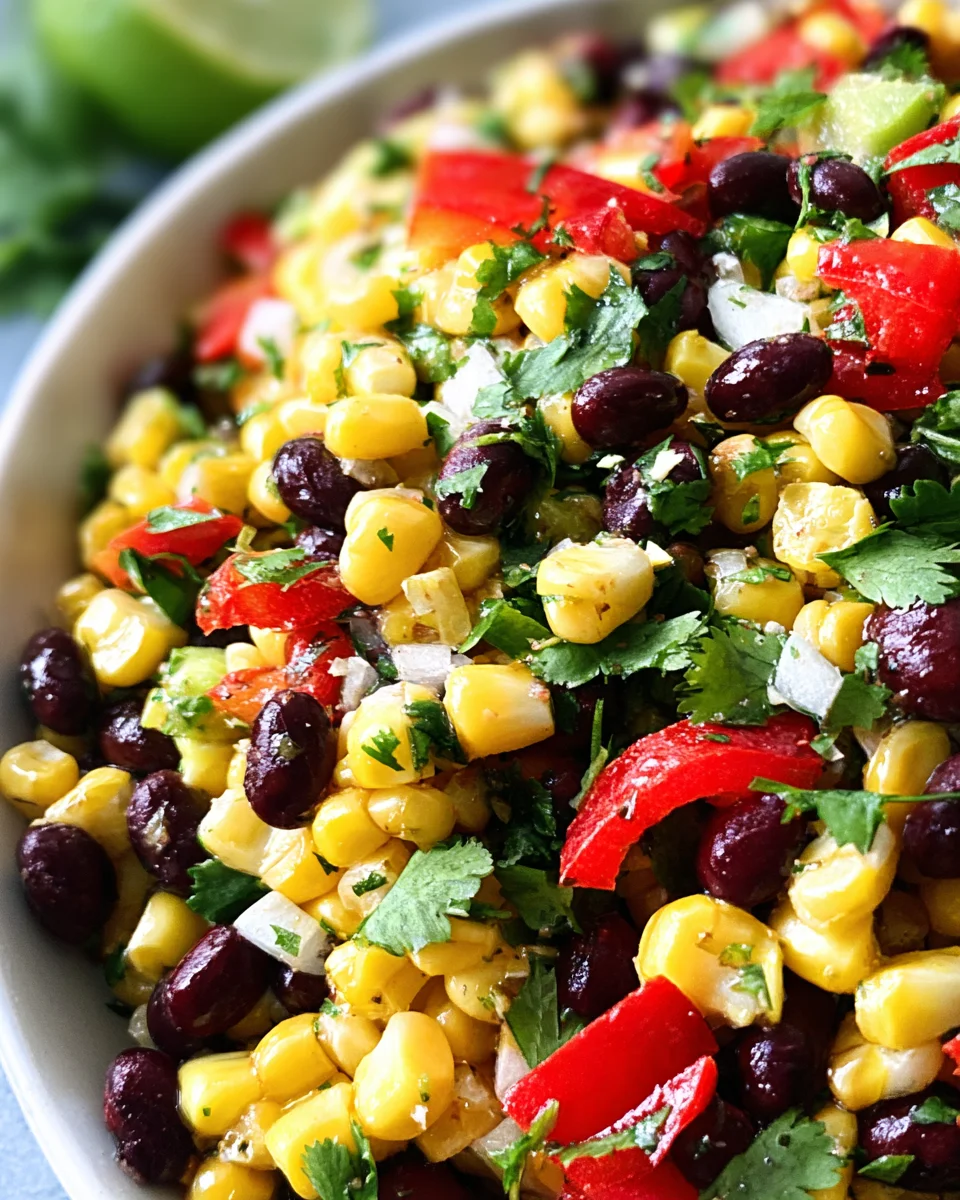Corn and Black Bean Salad 19 Corn