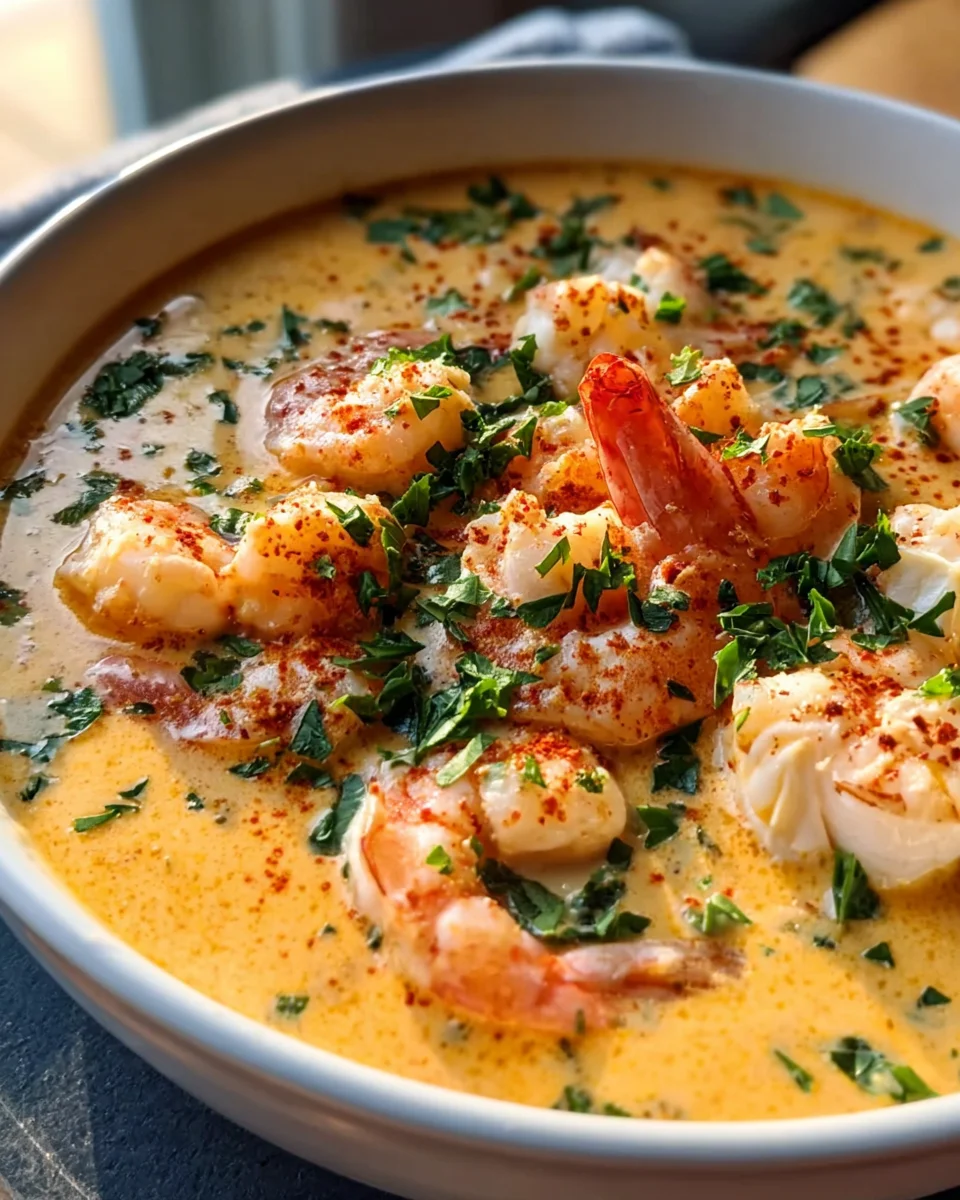 Crab and Shrimp Seafood Bisque Crab