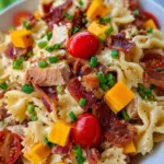 Crack Chicken Pasta Salad