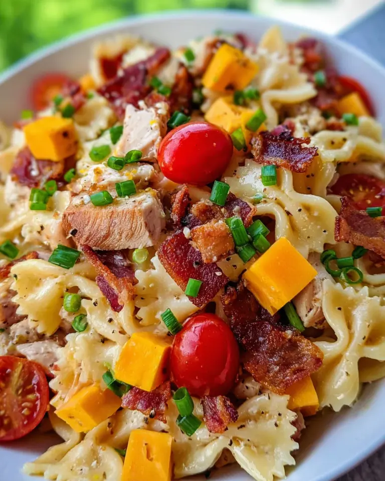 Crack Chicken Pasta Salad
