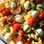 Creamy Caprese Pasta Salad
