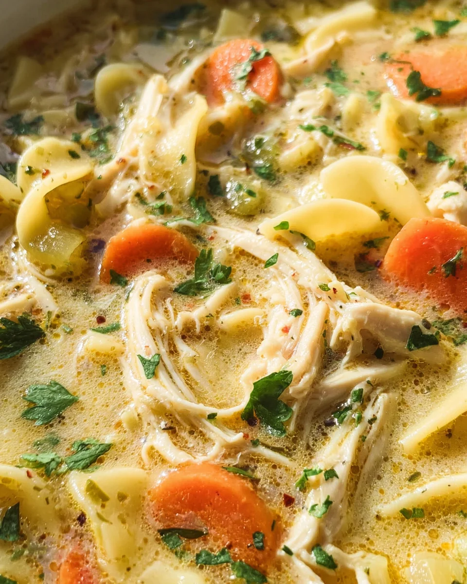 Creamy Chicken Noodle Soup Recipe 27 Creamy