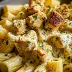 Creamy Garlic Butter Chicken and Rigatoni in Parmesan Sauce Creamy Garlic Butter Chicken and Rigatoni in Parmesan Sauce