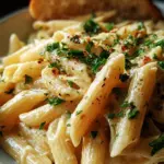 Creamy Garlic Penne Pasta