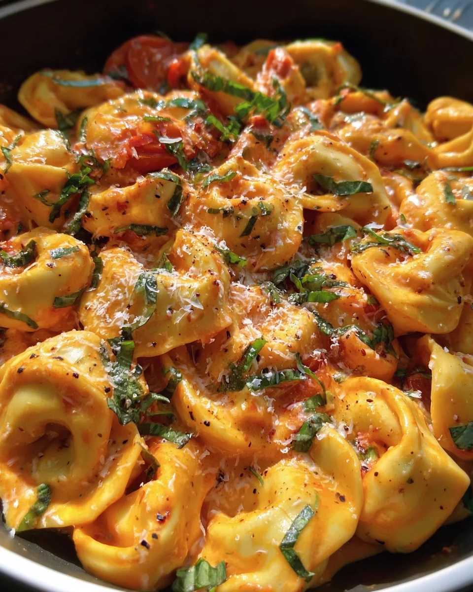 Creamy Tortellini with Tomatoes 24 Creamy
