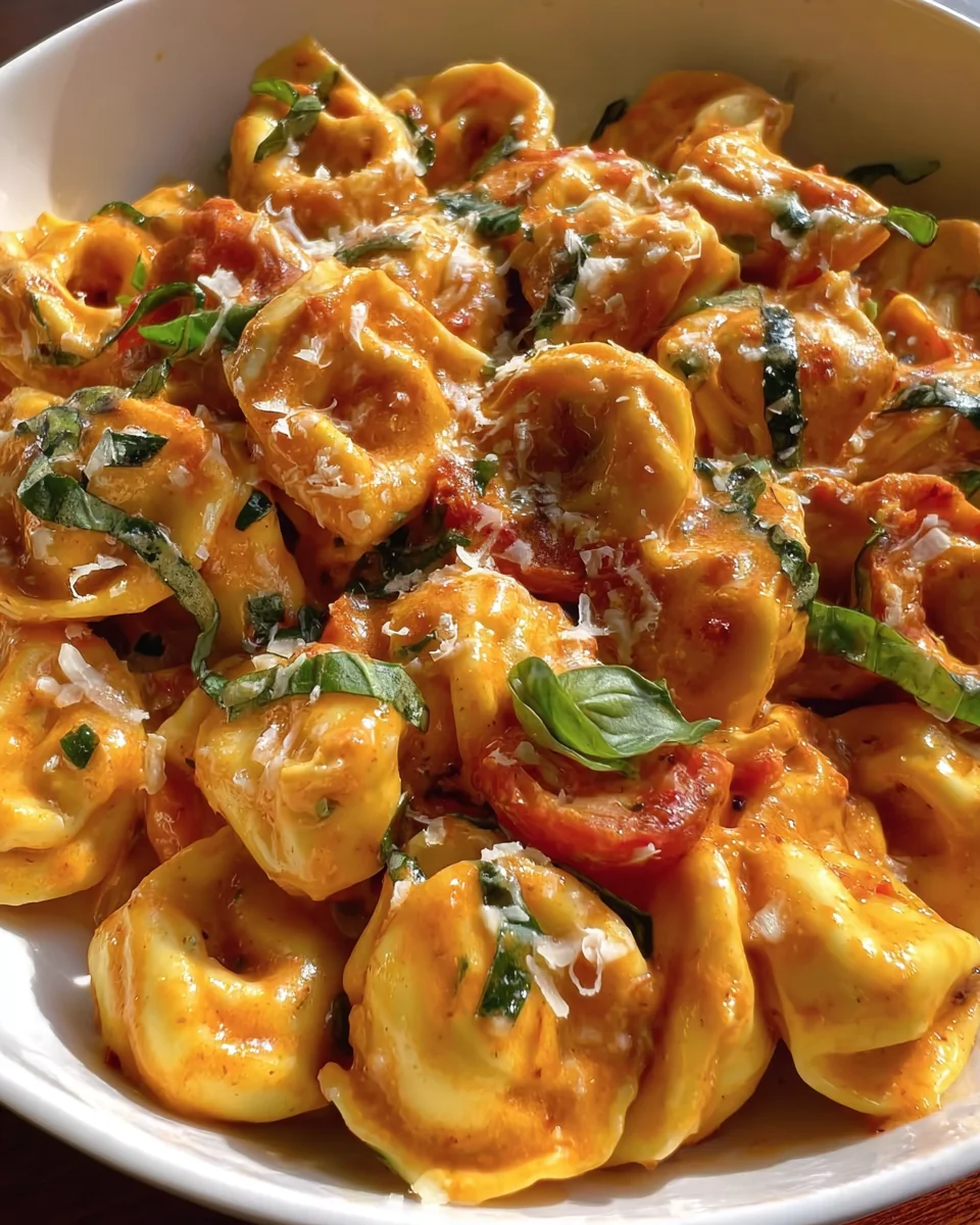 Creamy Tortellini with Tomatoes 25 Creamy