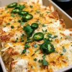 Creamy White Chicken Enchiladas