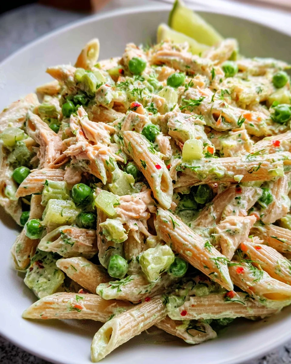 Creamy and Healthy Tuna Pasta Salad