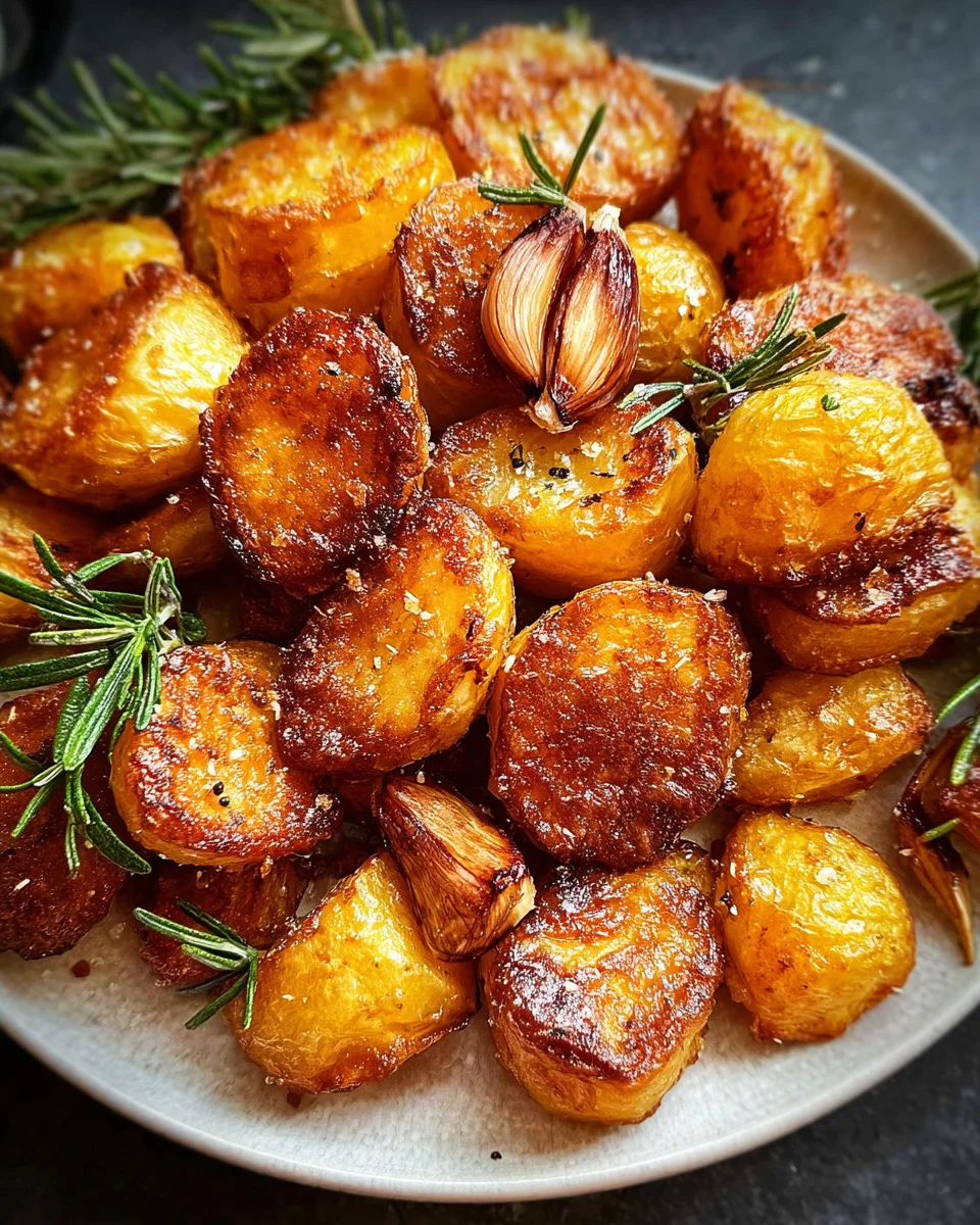 Crispy Roast Potatoes with Rosemary and Garlic - Whole30
