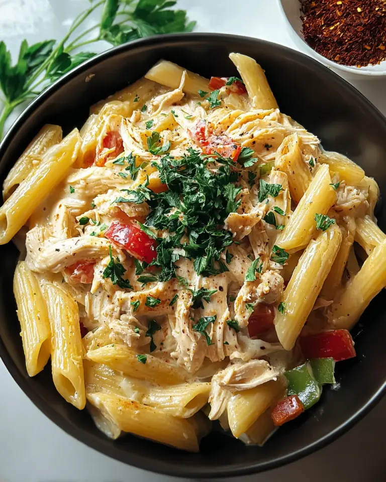 Crock Pot Creamy Cajun Chicken Pasta