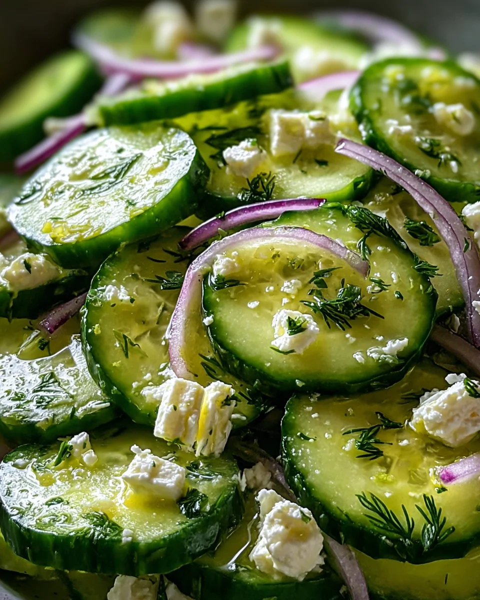 Cucumber Feta Salad 17 Cucumber Feta Salad