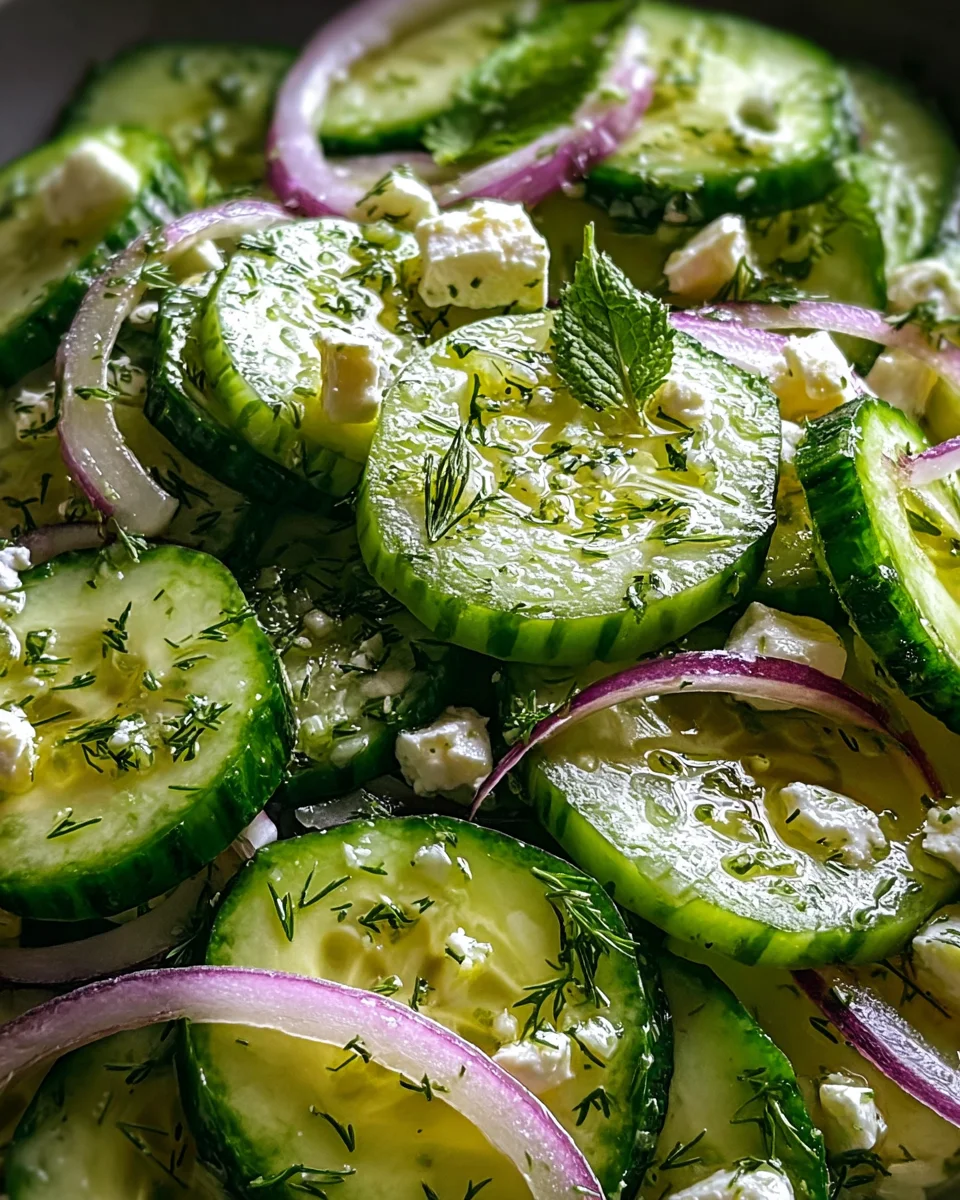 Cucumber Feta Salad 19 Cucumber