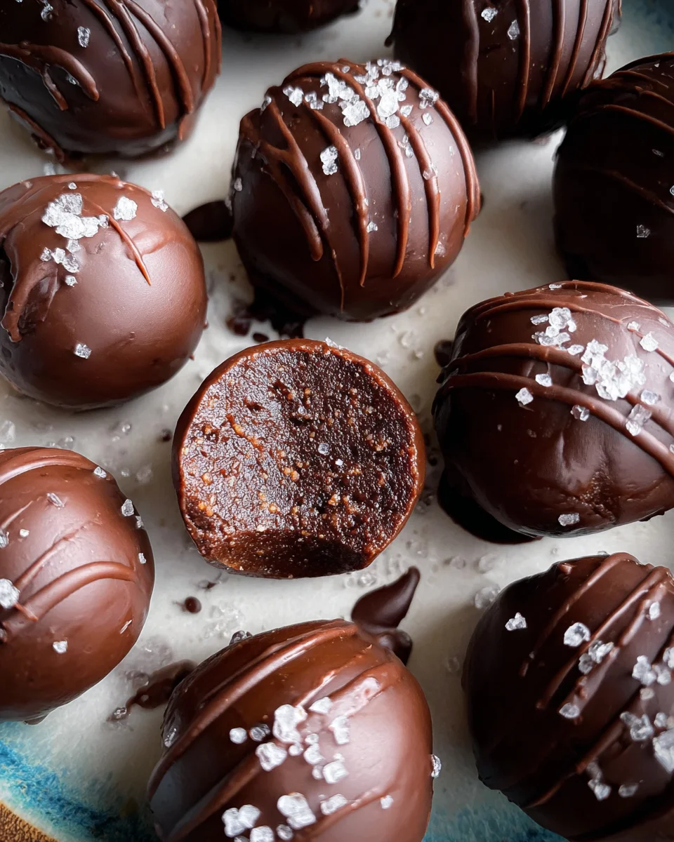 Dark Chocolate Protein Balls (No Bake, Low Carb) Dark