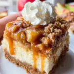 Easy Caramel Apple Cheesecake Bars