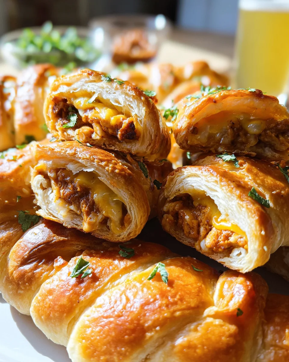 Easy Cheesy Chicken-Filled Crescents Easy