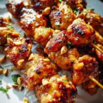 Easy Grilled Asian Chicken Skewers with Honey Garlic Sauce Easy Grilled Asian Chicken Skewers with Honey Garlic Sauce