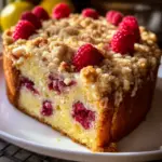 Easy Lemon Raspberry Cake with Crumb Topping Easy Lemon Raspberry Cake with Crumb Topping