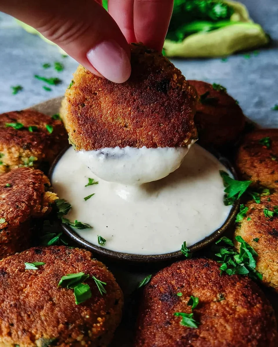 Easy Lentil Patties (with Lemon Tahini Dip) 21 Easy Lentil Patties (with Lemon Tahini Dip)