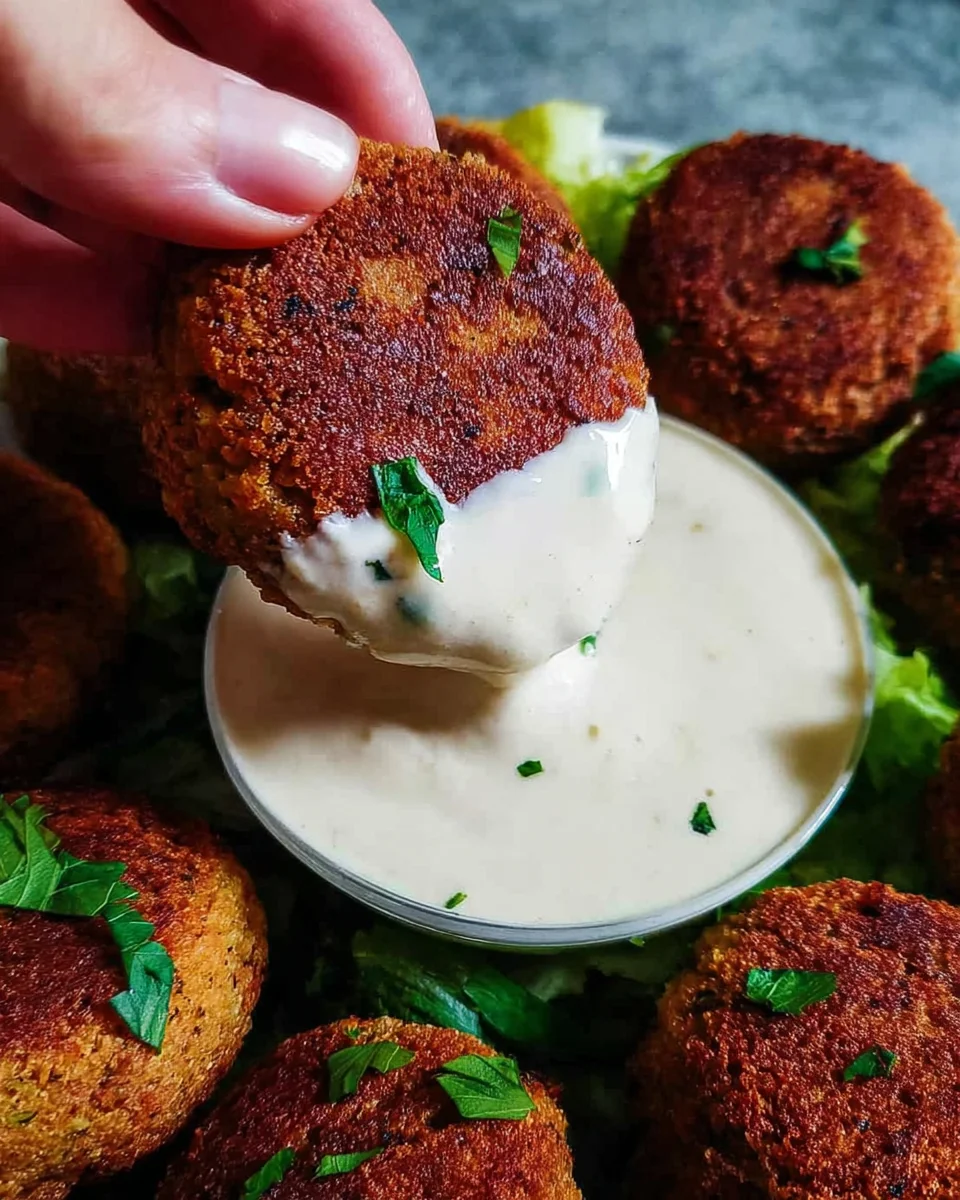 Easy Lentil Patties (with Lemon Tahini Dip) 22 Easy