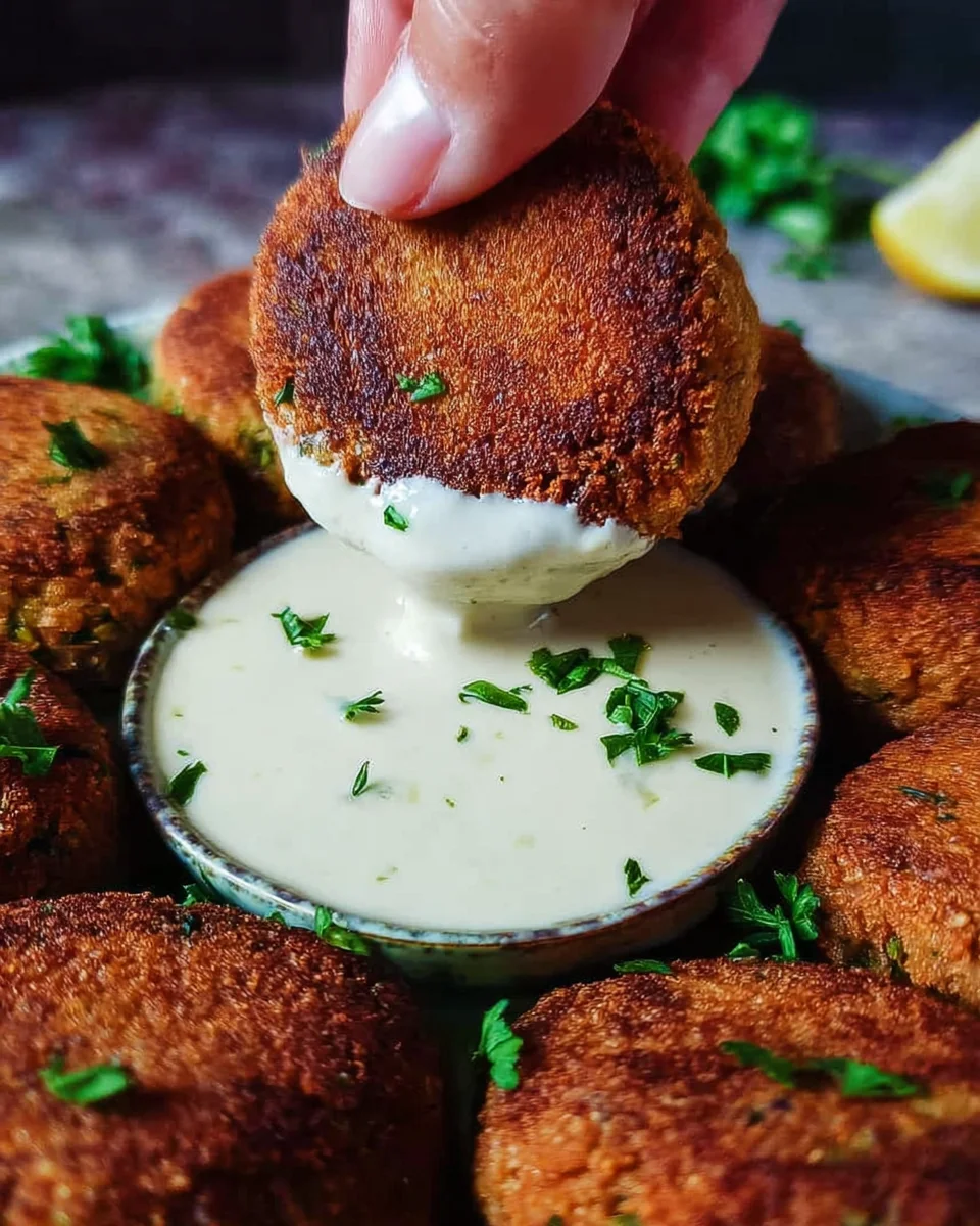 Easy Lentil Patties (with Lemon Tahini Dip) 23 Easy