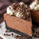 Easy No Bake Chocolate Cheesecake
