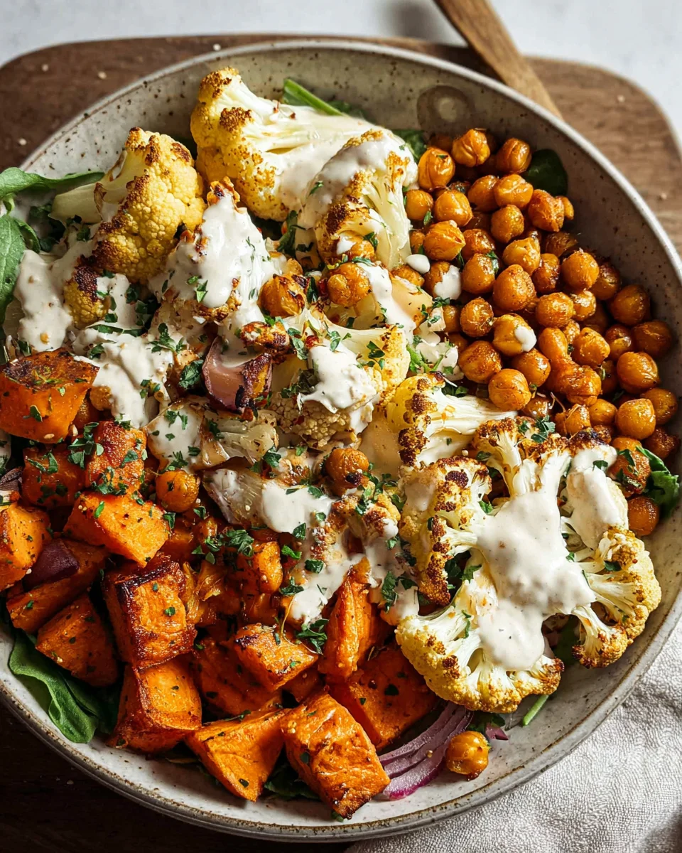 Easy Nourish Bowl Recipe with Tahini Yogurt Dressing 21 Easy