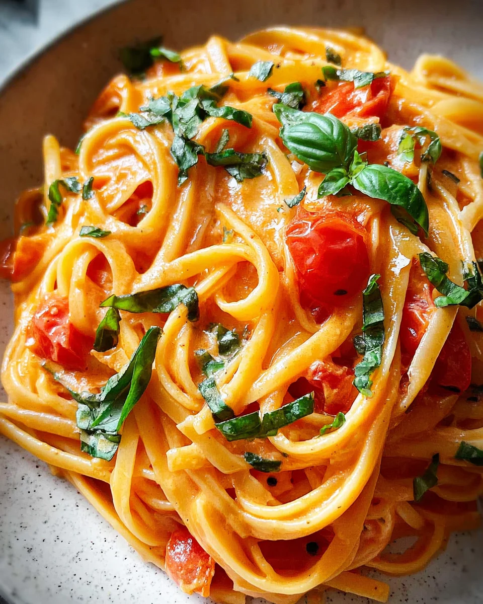 Easy One Pot Creamy Tomato Pasta