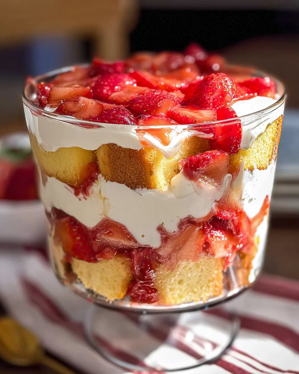 Easy Strawberry Trifle with Pound Cake 18 Easy