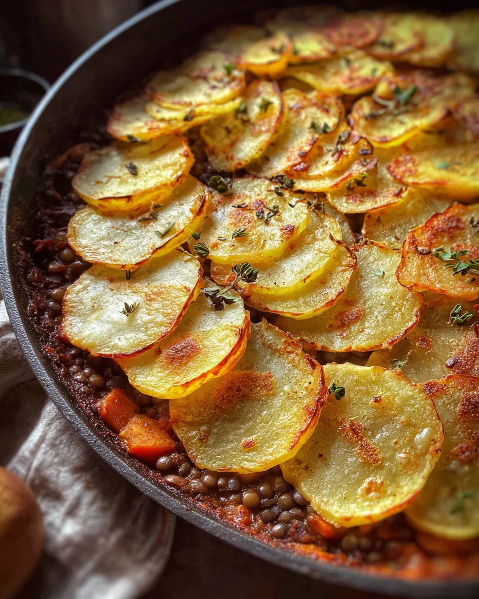Easy Vegan Hotpot with Lentils