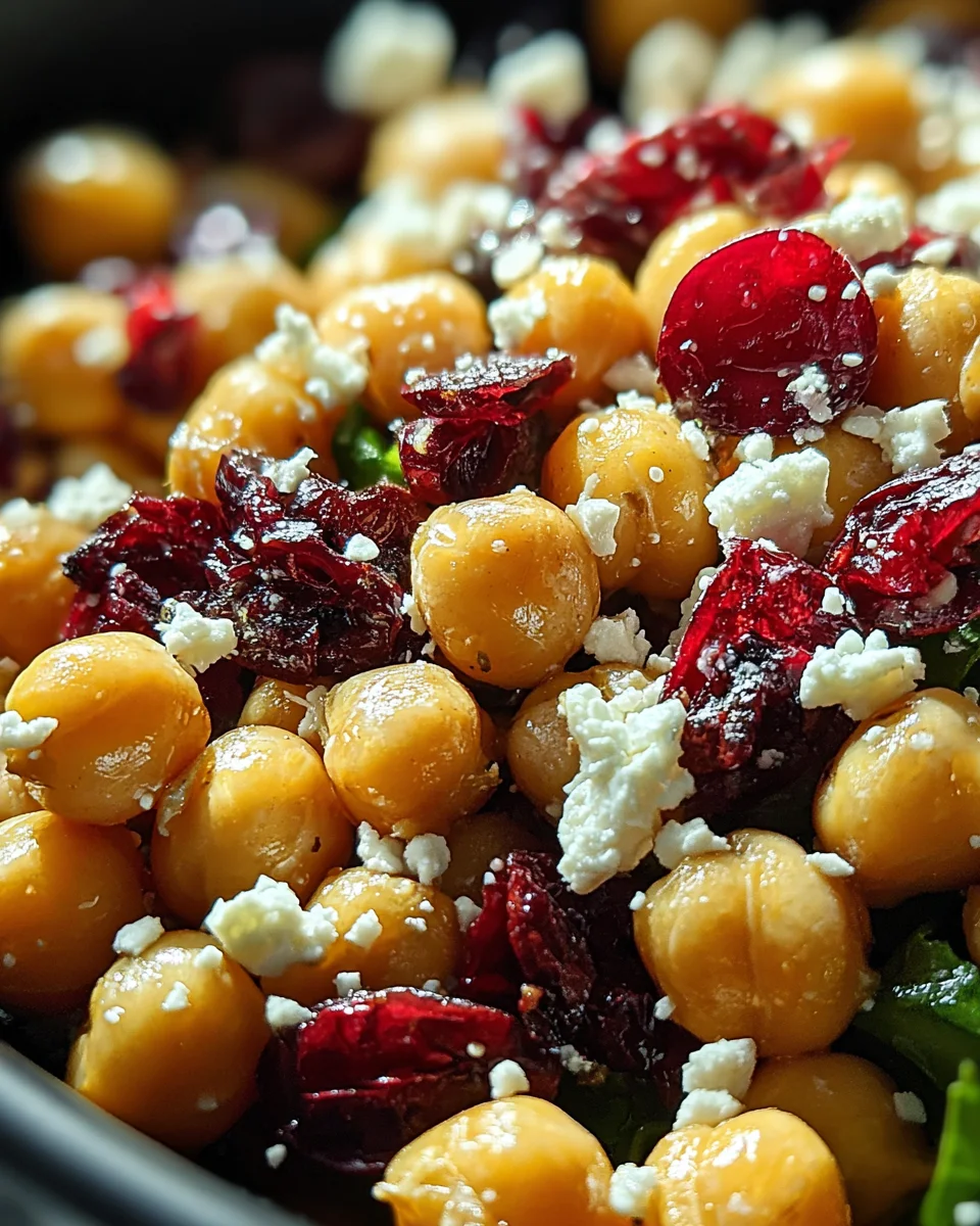 Feta & Cranberry Chickpeas with Lemon Vinaigrette 20 Feta & Cranberry Chickpeas with Lemon Vinaigrette