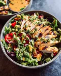 Fiesta Ranch Salad with Salsa Verde Chicken