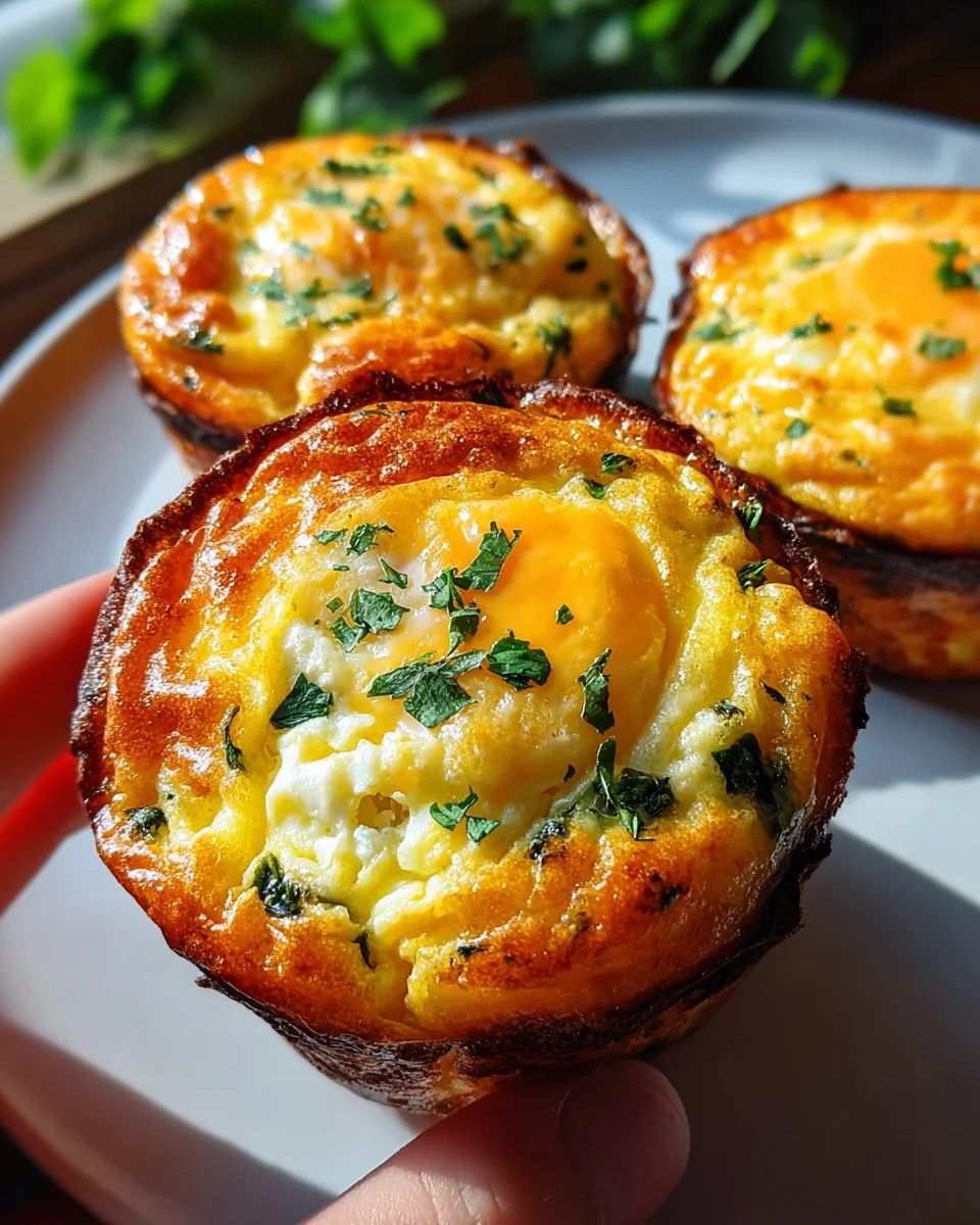 Fluffy Cottage Cheese Egg Muffins