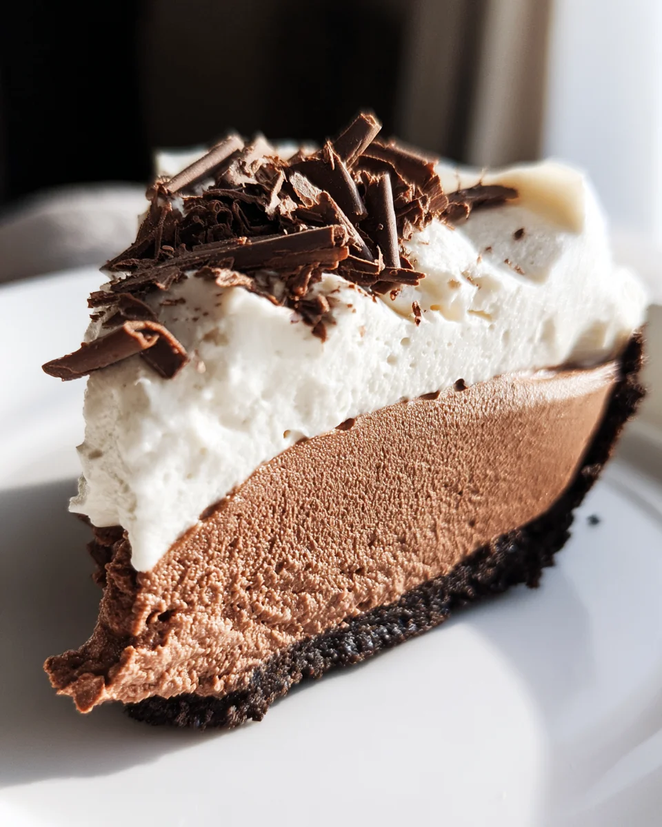 French Silk Pie French