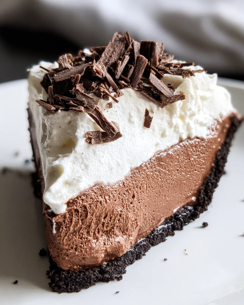 French Silk Pie French