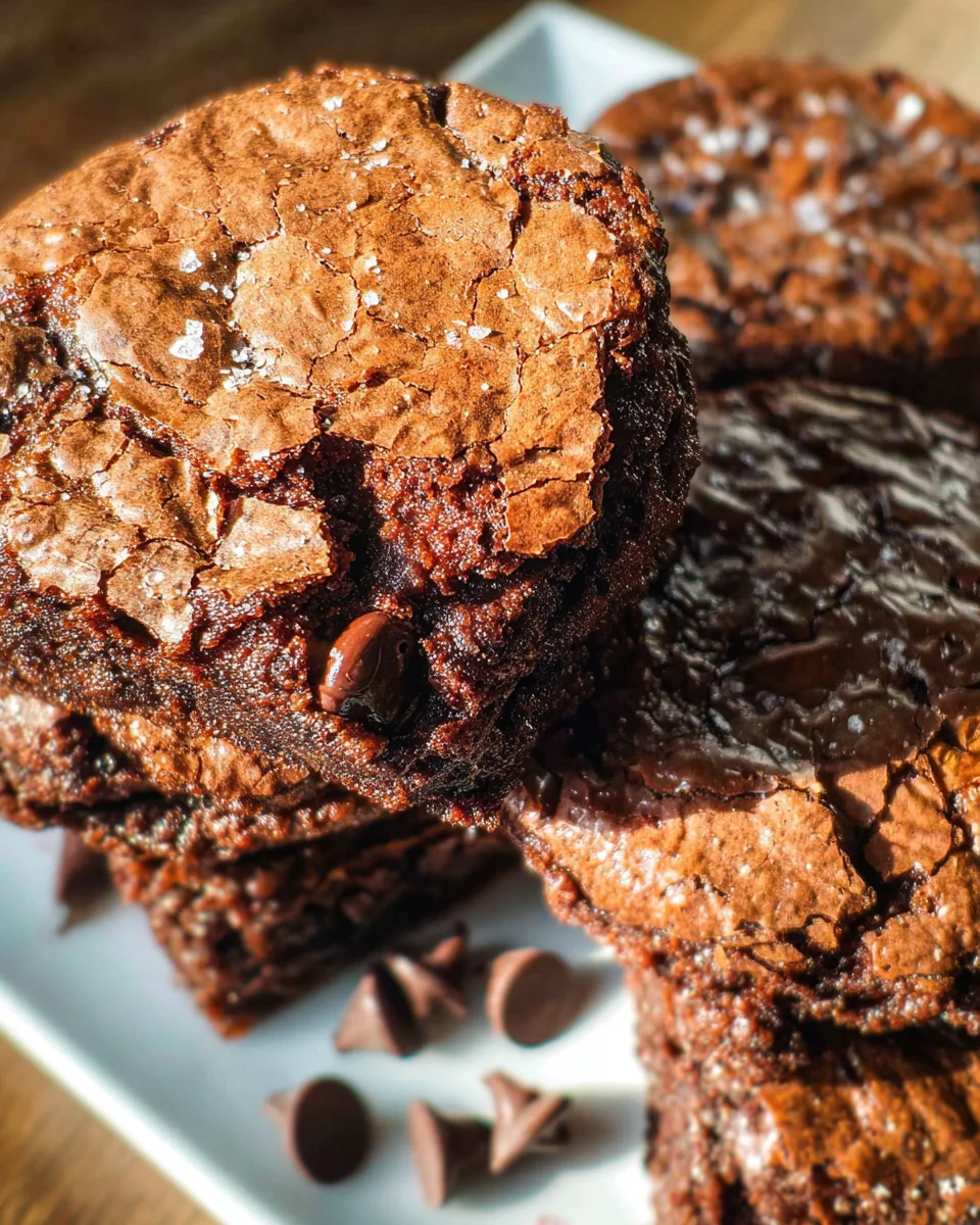 Fudgy Chewy Browkies (Brookies)
