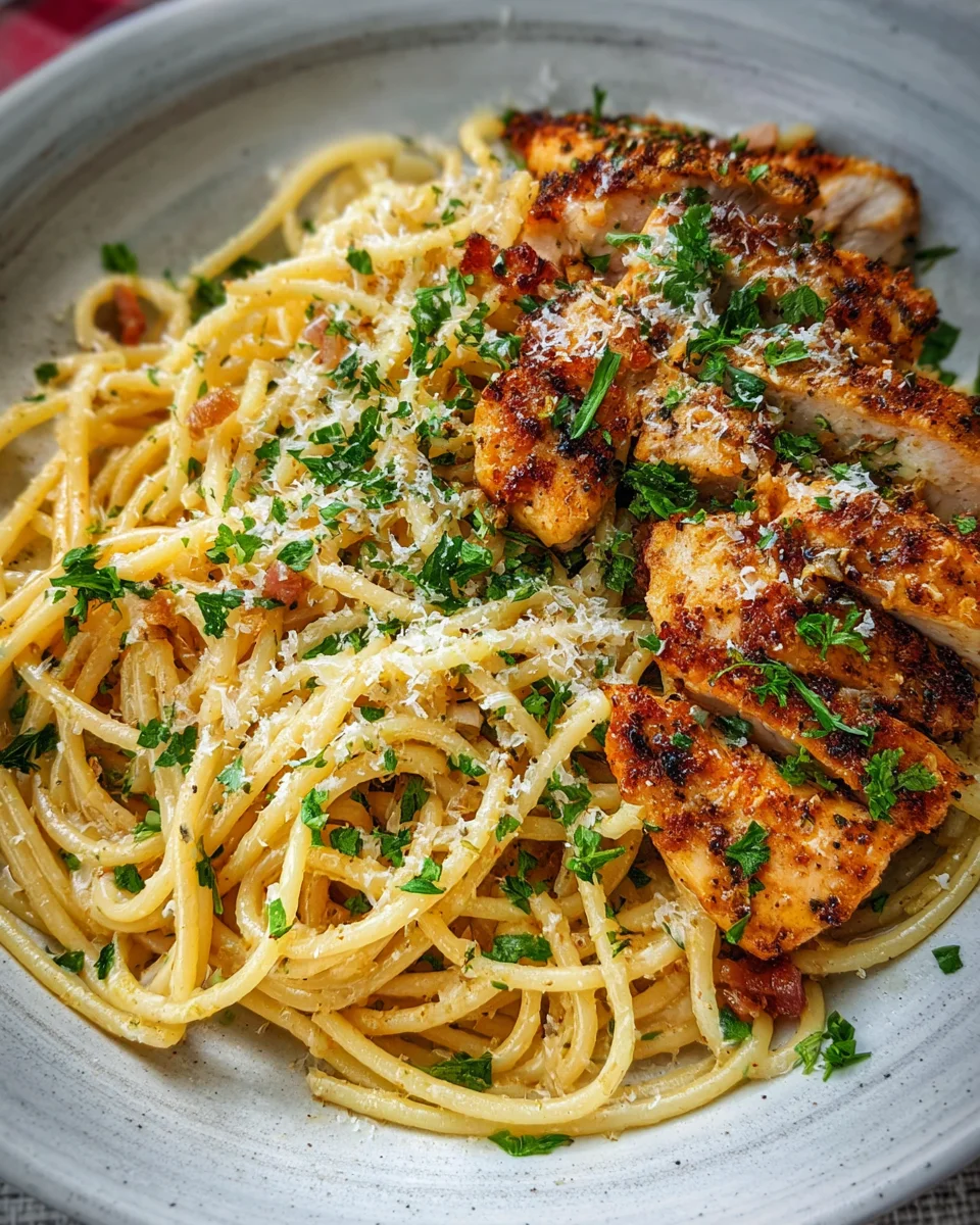 Garlic Butter Chicken Pasta Garlic