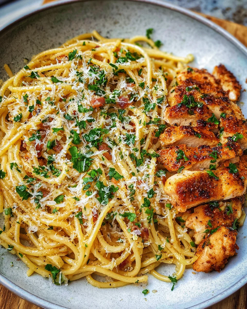 Garlic Butter Chicken Pasta Garlic