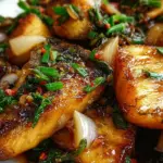 Ginger Onion Fried Sea Bass
