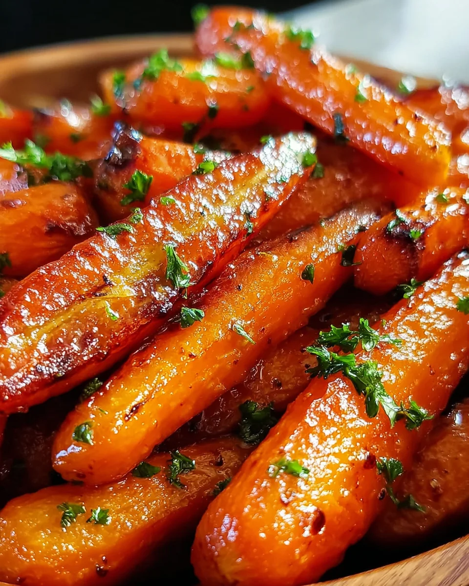 Glazed Roasted Carrots 18 Glazed