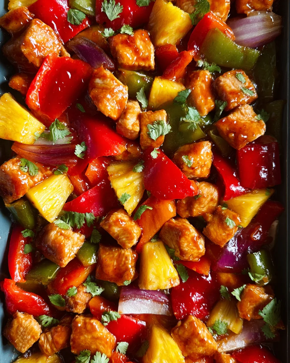 Hawaiian Chicken Sheet Pan 22 Hawaiian