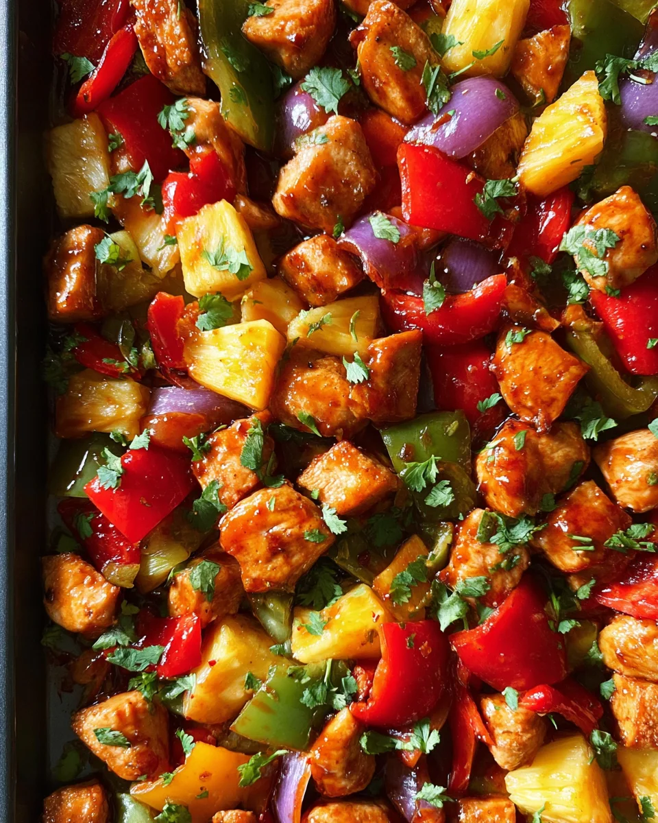 Hawaiian Chicken Sheet Pan 23 Hawaiian