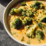 High Protein Broccoli Cheddar Soup High Protein Broccoli Cheddar Soup