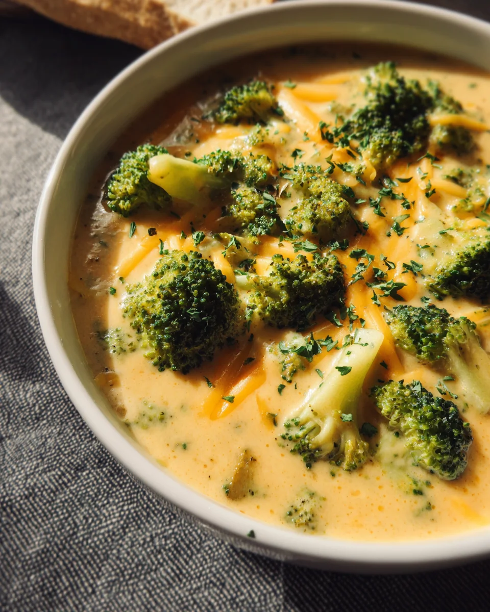 High Protein Broccoli Cheddar Soup High Protein Broccoli Cheddar Soup