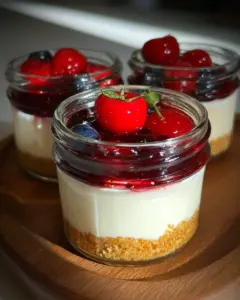 High Protein Cheesecake Jars