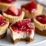 High Protein Healthy Strawberry Cheesecake Bites High Protein Healthy Strawberry Cheesecake Bites
