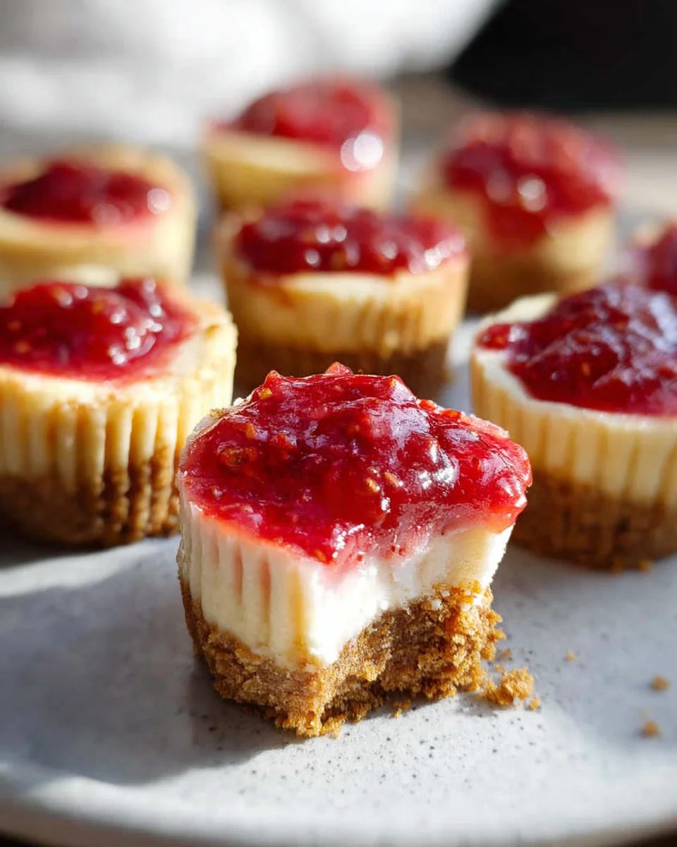 High Protein Healthy Strawberry Cheesecake Bites High