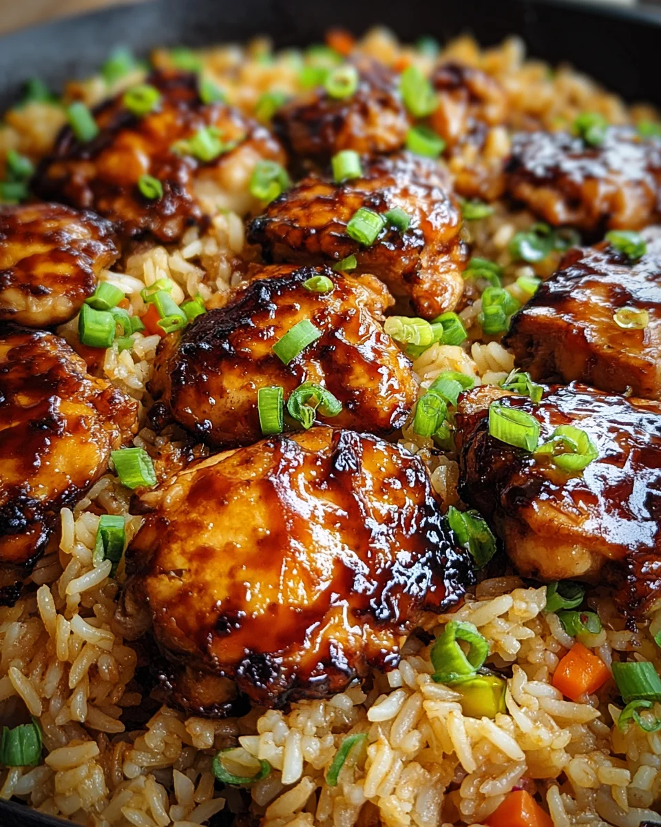 Honey BBQ Chicken Rice 24 Honey BBQ Chicken Rice